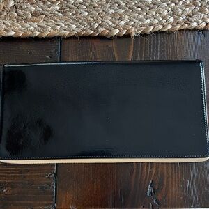 Black Patent Leather Clutch